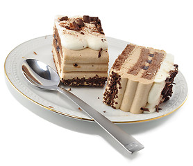 Image showing cappuccino cream cake