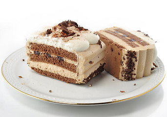 Image showing cappuccino cream cake