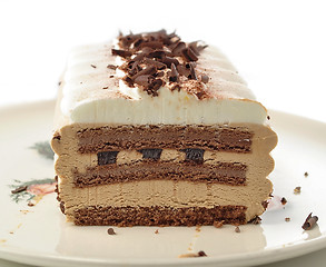 Image showing cappuccino cream cake