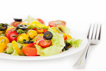 Image showing Fresh vegetable salad