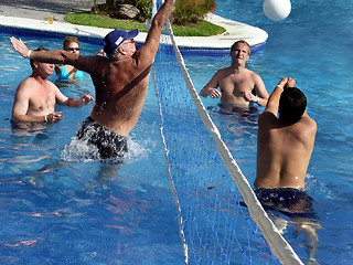Image showing Game of water polo