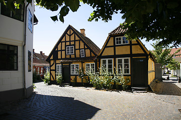 Image showing Half timbered houses