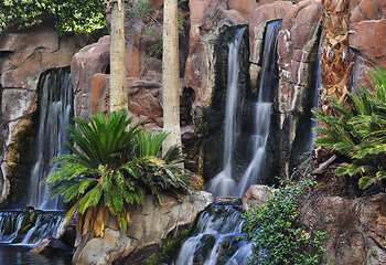 Image showing waterfalls  in a park