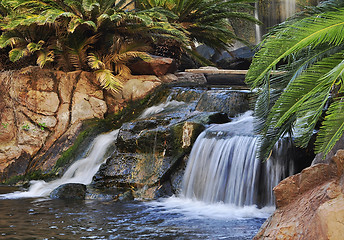 Image showing waterfall in a park 