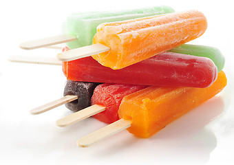 Image showing ice cream pops