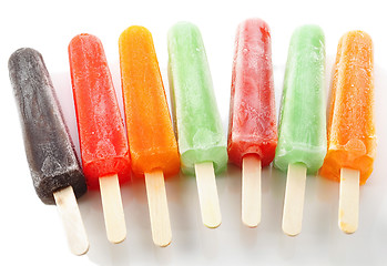 Image showing ice cream pops