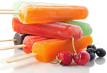 Image showing ice cream pops