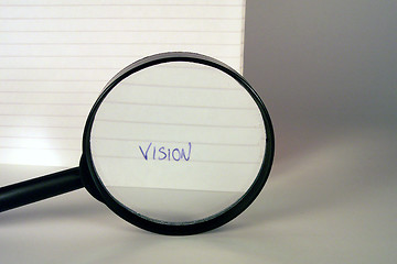 Image showing Vision