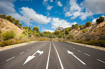 Image showing Road to nowhere