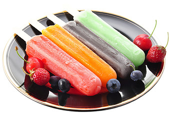 Image showing ice cream pops