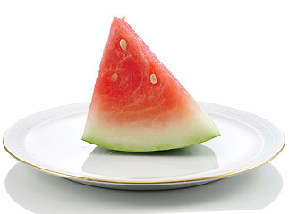 Image showing slice of watermelon