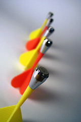 Image showing darts upside down