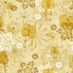 Image showing Seamless soft christmas pattern