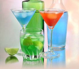 Image showing summer cocktail