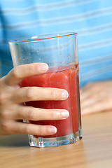 Image showing Watermelon juice