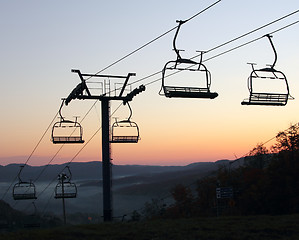 Image showing chairlift