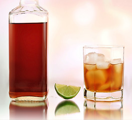 Image showing alcohol with lime 