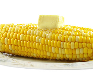 Image showing corn with butter 