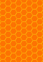 Image showing background in the form of honeycombs