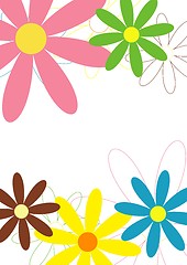 Image showing Stationery: Floral design