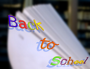 Image showing Back to school design