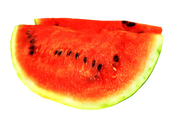 Image showing watermelon isolated on white