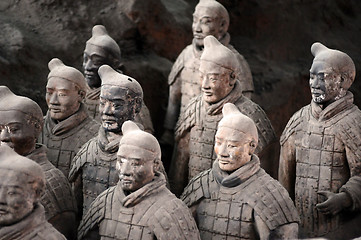 Image showing Terracotta warriors