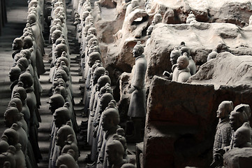 Image showing Terracotta warriors