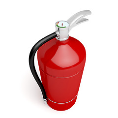 Image showing Fire extinguisher on white