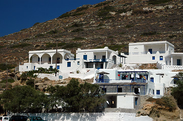Image showing hotels on the hill