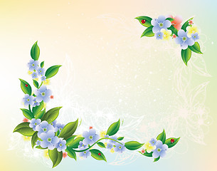 Image showing floral background