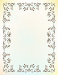 Image showing floral frame