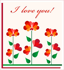 Image showing valentines day greeting card