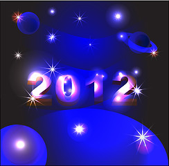 Image showing new year 2012 is coming