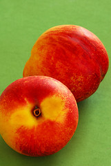 Image showing Appetizing ripe peaches