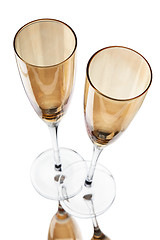 Image showing Champagne glasses