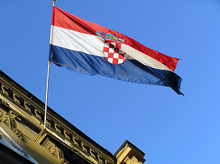 Image showing Croatian flag