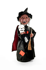 Image showing Halloween witch figurine.