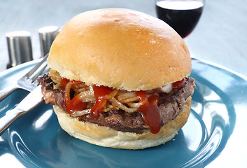 Image showing Steak Burger