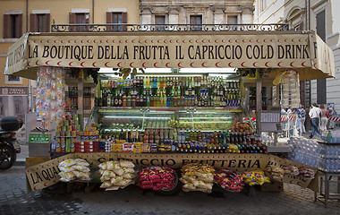 Image showing Soft drinks for sale