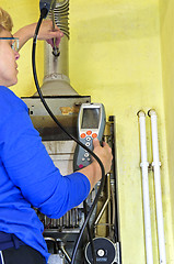 Image showing plumber and gas heating