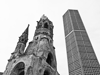 Image showing Bombed church, Berlin