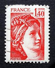 Image showing France stamp