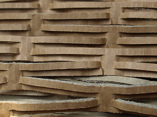 Image showing Corrugated cardboard