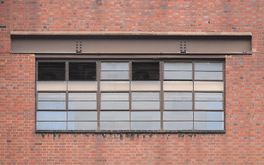 Image showing Old industrial window