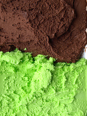 Image showing Mint chocolate ice cream