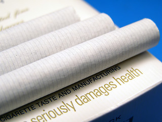 Image showing Cigarettes on box
