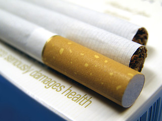 Image showing Cigarettes on box