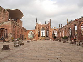 Image showing Coventry Cathedral ruins