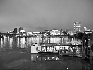 Image showing River Thames South Bank, London